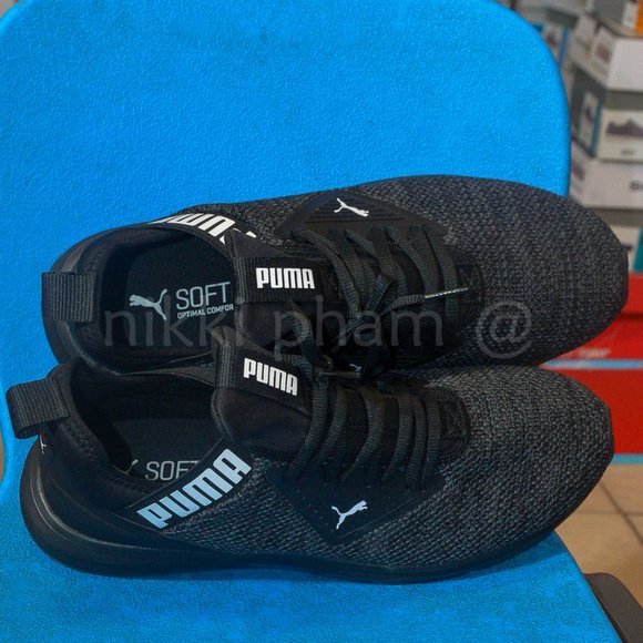 Puma Men Enzo Beta Woven shoes in black main image 7